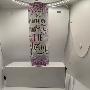 20 oz sublimation breast cancer survivor Tumbler.